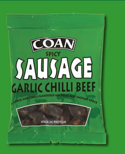 garlic chilli suasage